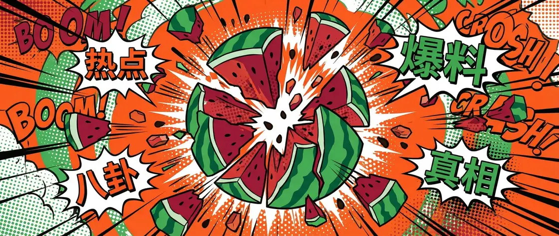 五一暗网 今日头瓜爆炸漫画横幅